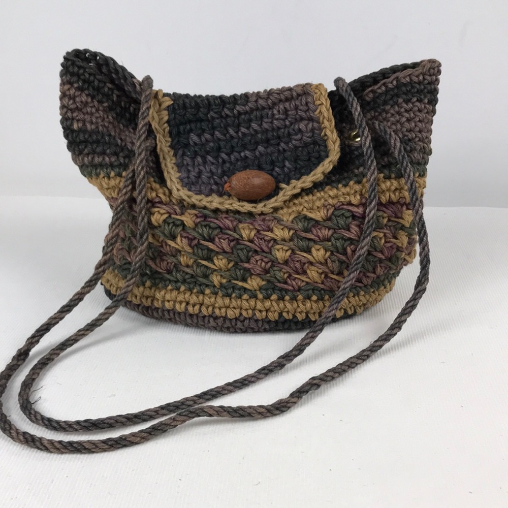 Handcrafted Multicolor Crochet Bag
